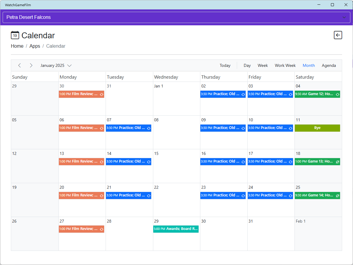Calendar
